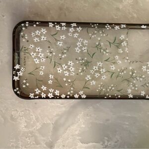 Rifle Paper Co. Clear Floral Phone Case - White and Green